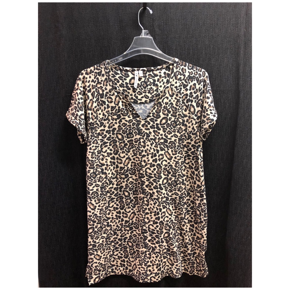 Cable and Gauge Leopard Dress